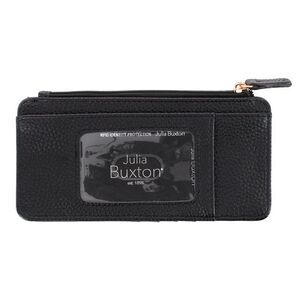 Julia Buxton Women's Vegan Leather Thin Card RFID Organizer Case